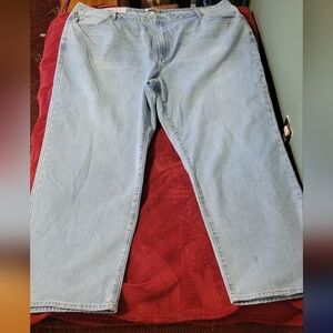 Women's Seven7 Loose Straight Light Denim Jeans, Size 24W, NWT